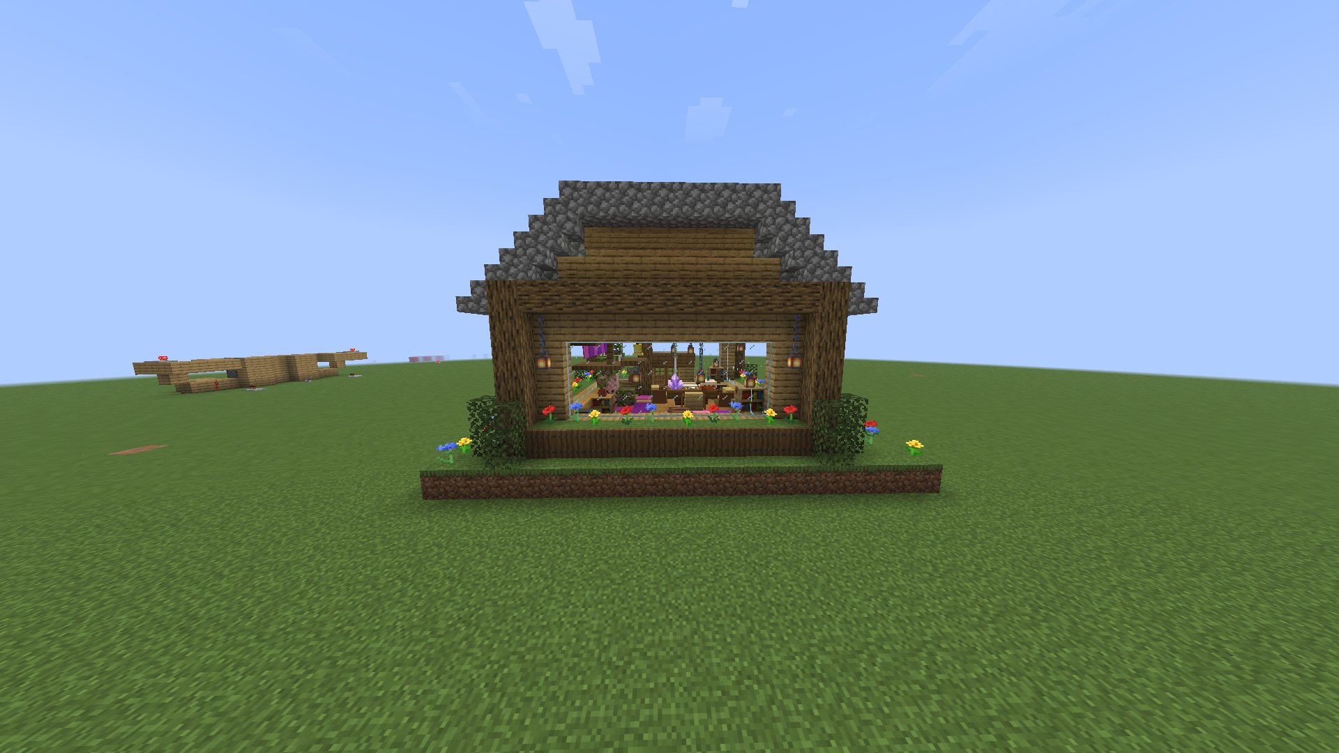 Pink / Purple Decorated Oak House – additional image