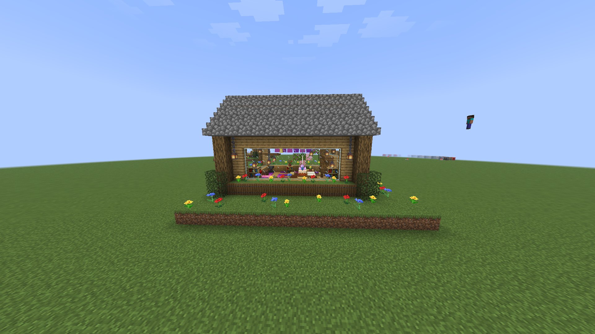 Pink / Purple Decorated Oak House – additional image