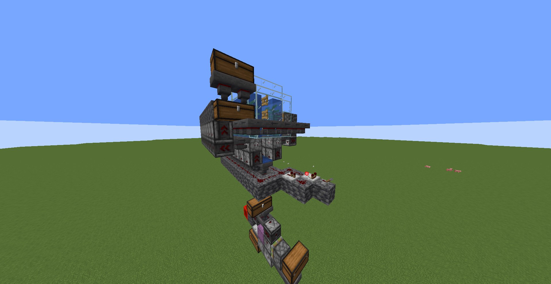 Kelp farm with shulker loader – key image