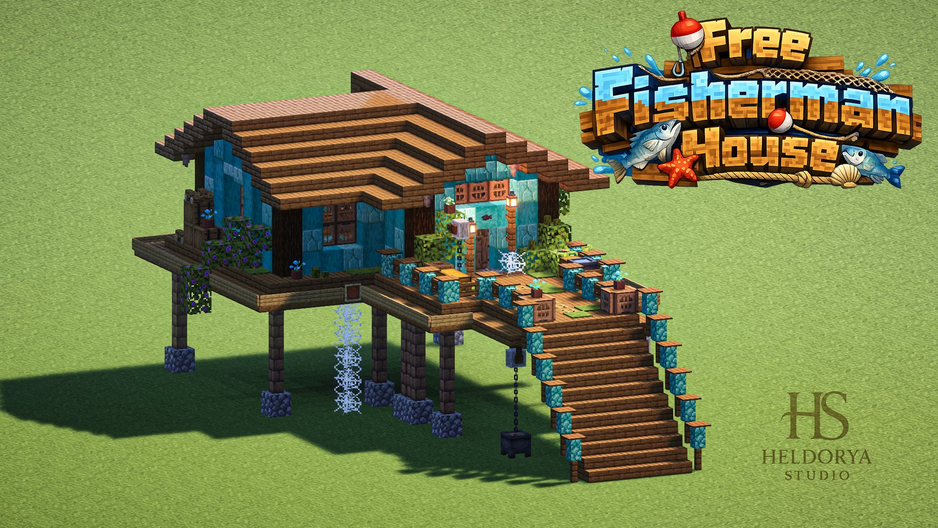 🌊FREE 🌊Fisherman House [Fully Furnished] ⚓ | Realistic Coastal Build (30x18) – key image