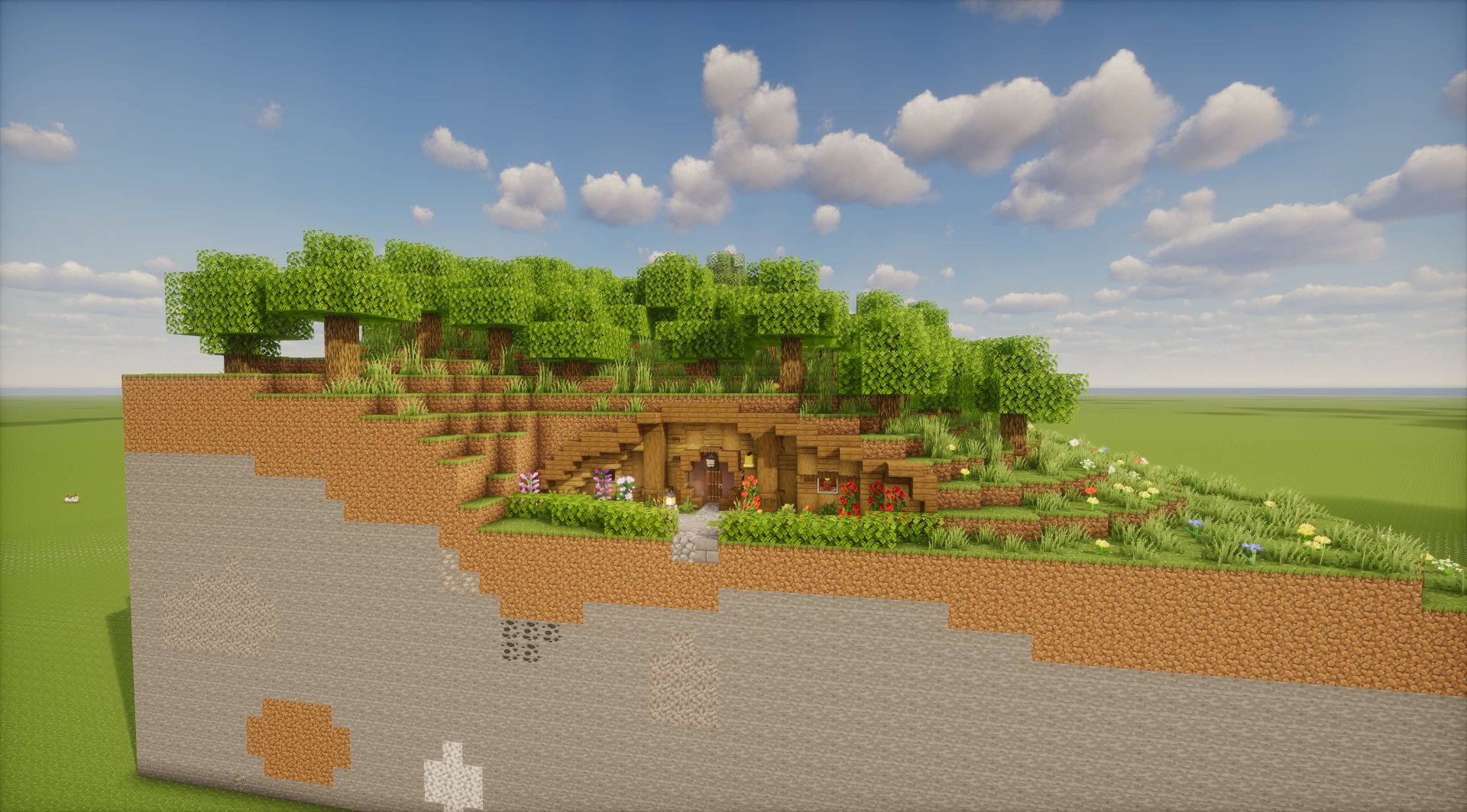 Massive Hobbit Hole (with garden and interior) – key image