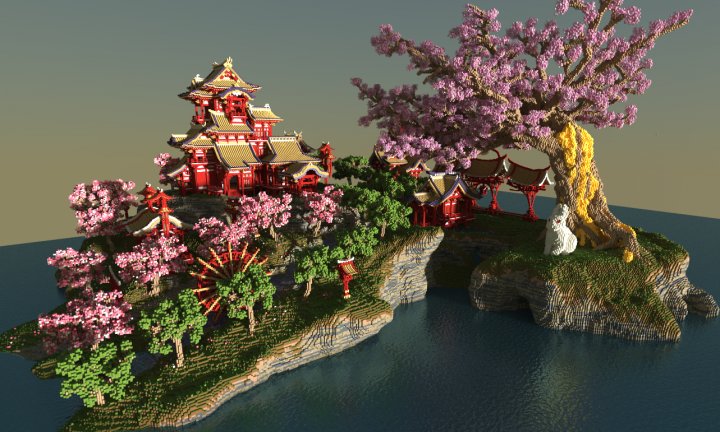 cherry tree-Sakura Island – key image