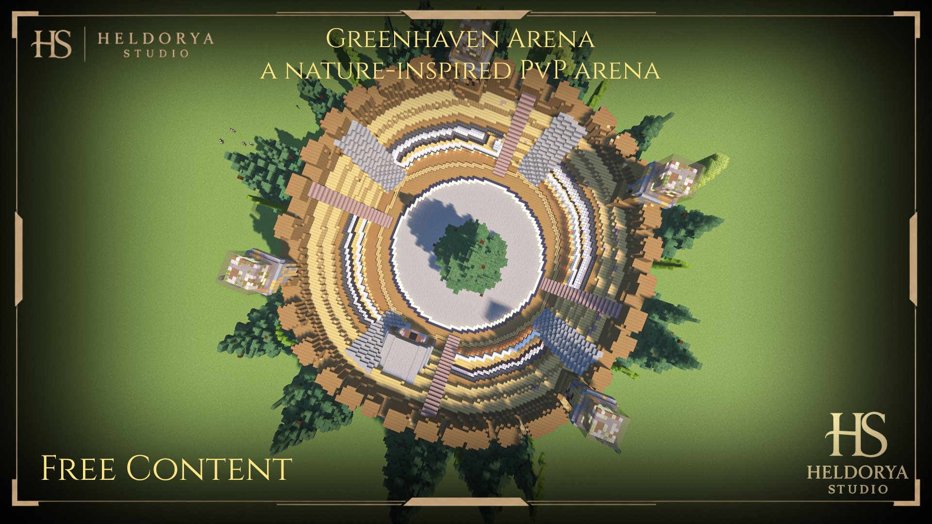 Greenhaven Arena - Nature inspired PvP Arena/ Temple – additional image