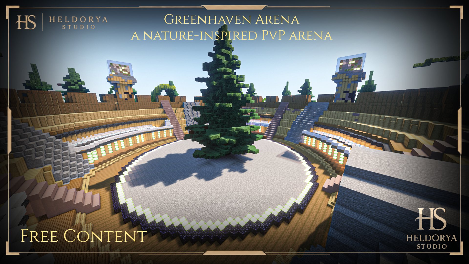 Greenhaven Arena - Nature inspired PvP Arena/ Temple – additional image