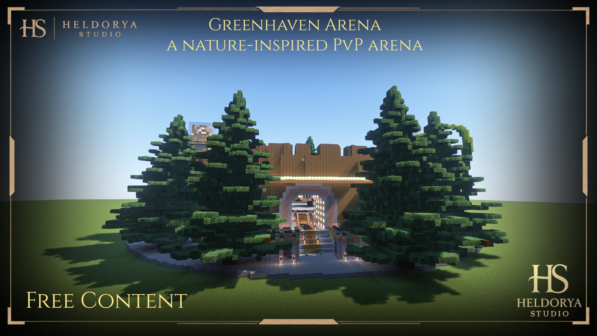 Greenhaven Arena - Nature inspired PvP Arena/ Temple – additional image
