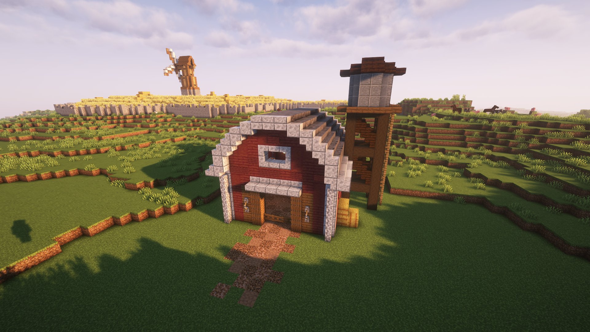 Barn and Small Silo – key image