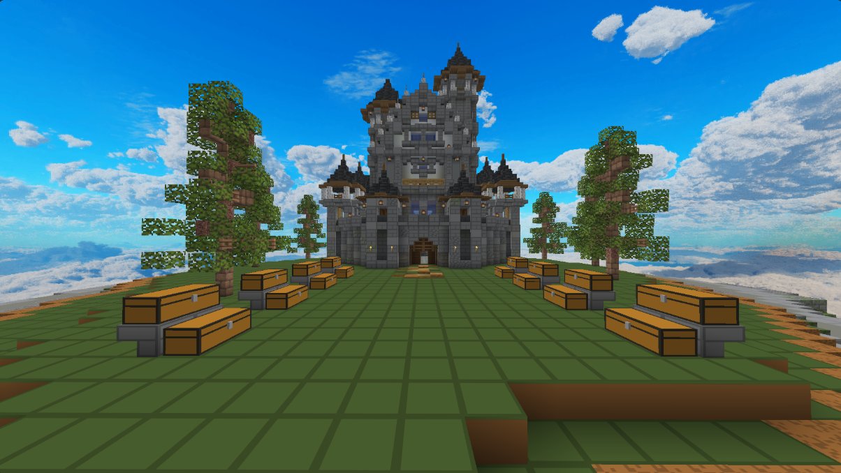 floating Island stash with medival castle – additional image