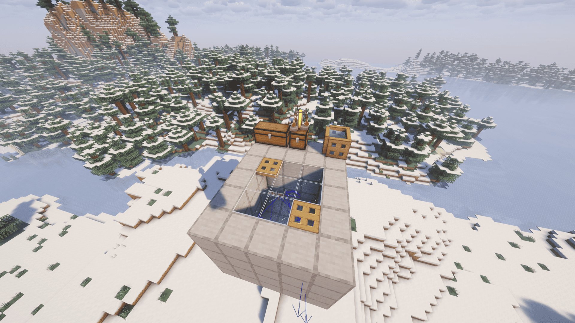 Minecraft Schematic Easy XP Farm Java 1.21+ Litematic/WorldEdit