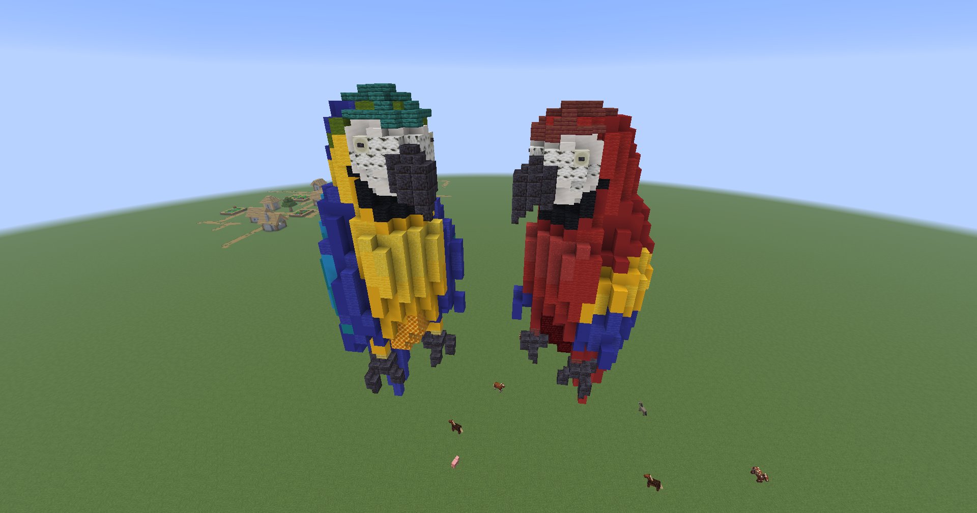 Parrot Statue's – key image