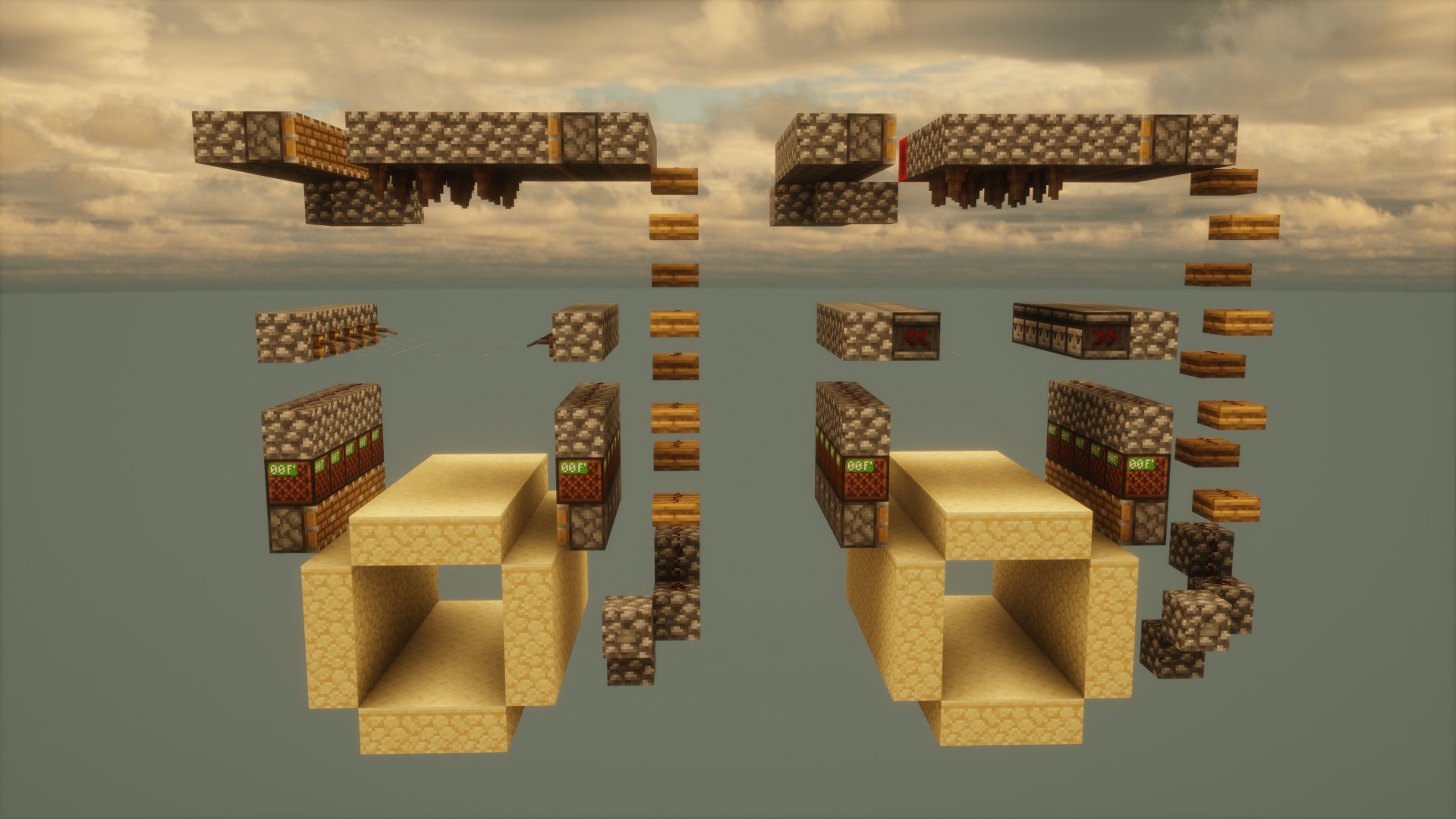 Falling Sand Dripstone Trap (Tripwire or Observer) – key image