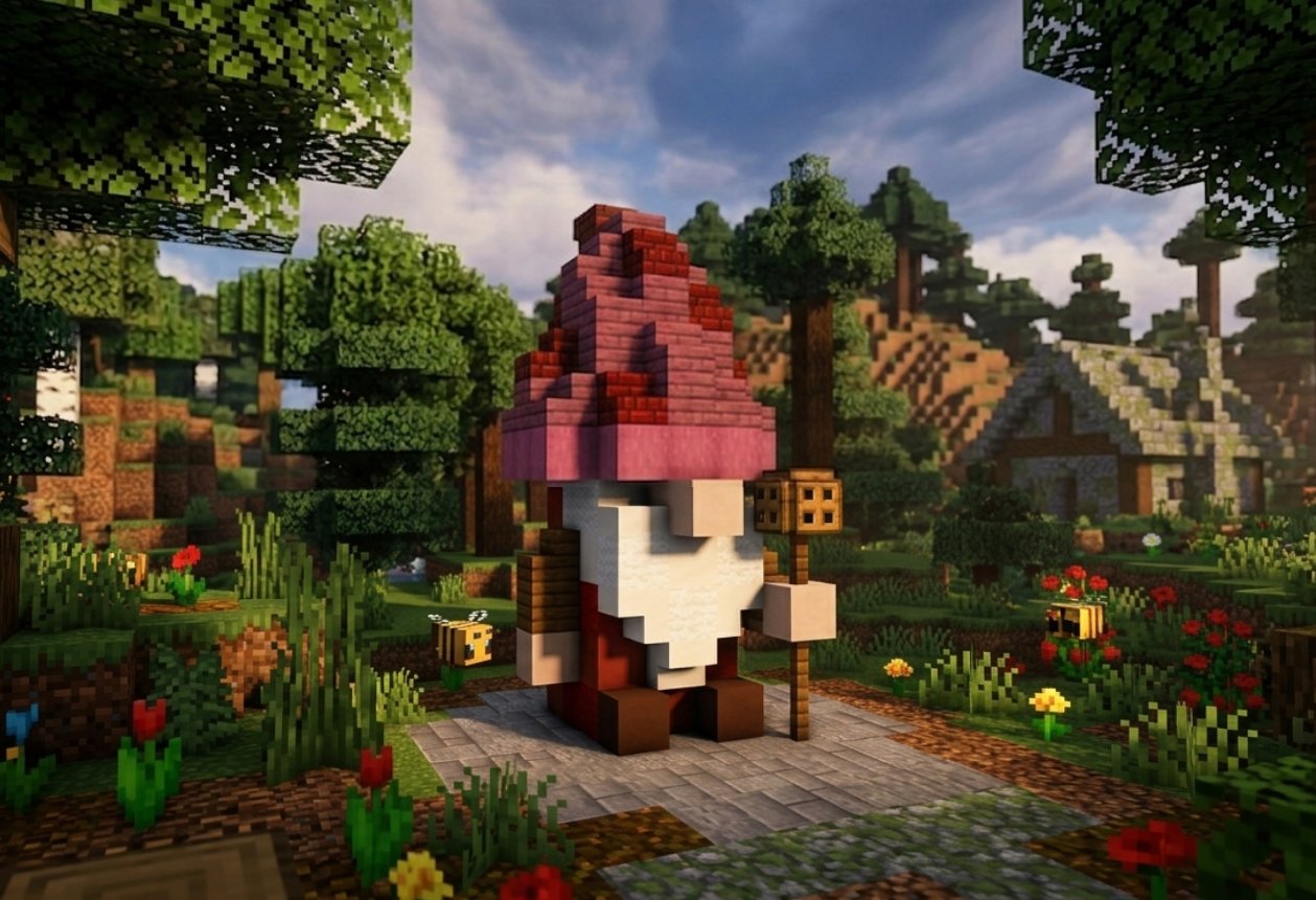 Gnome Statue - with red hat – key image