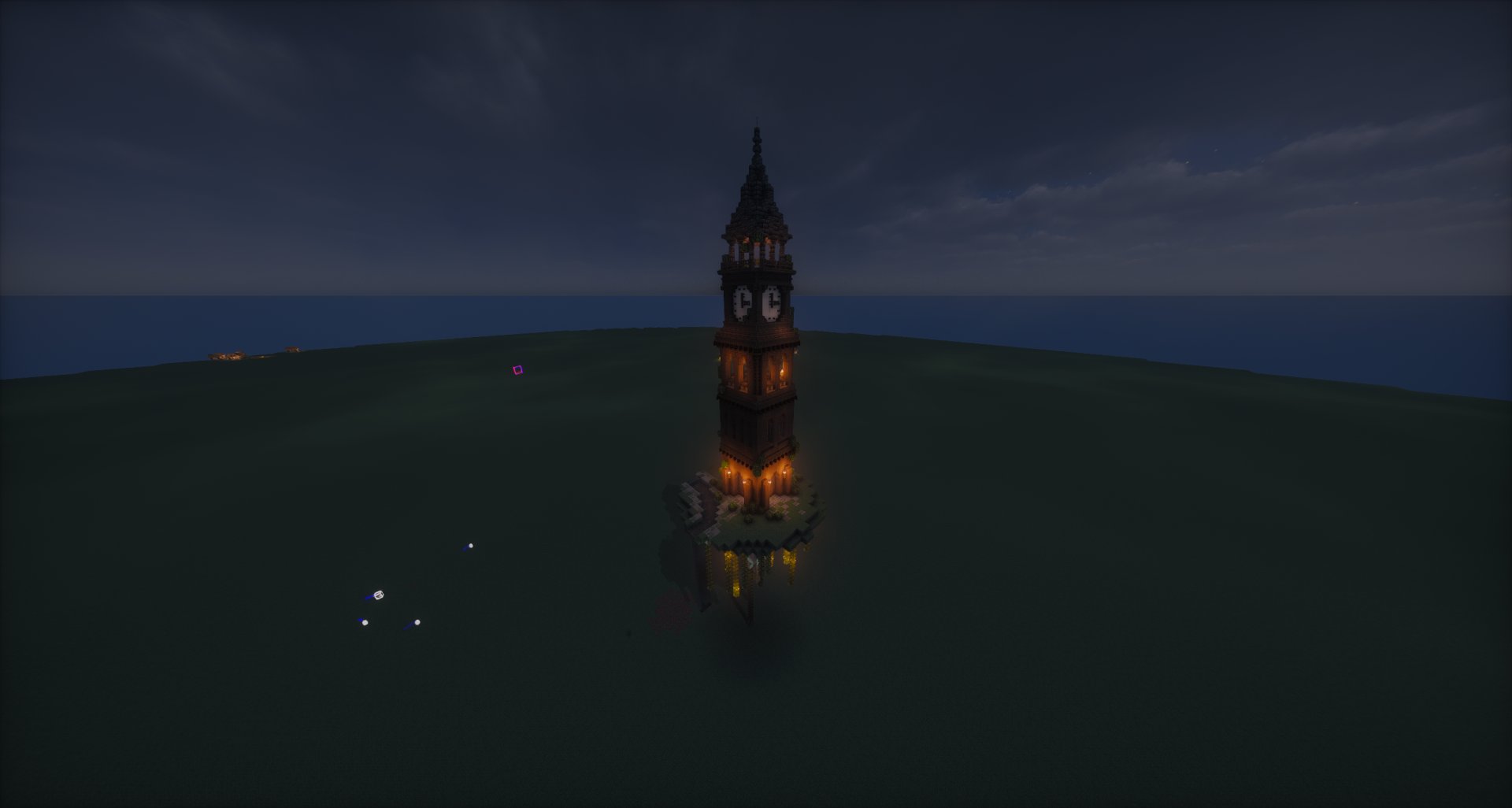 Floating island with clock tower – additional image