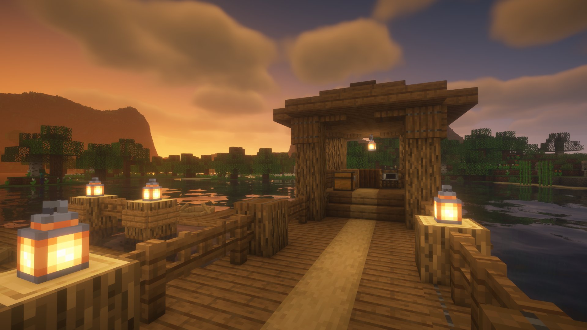 wooden fishing dock – additional image