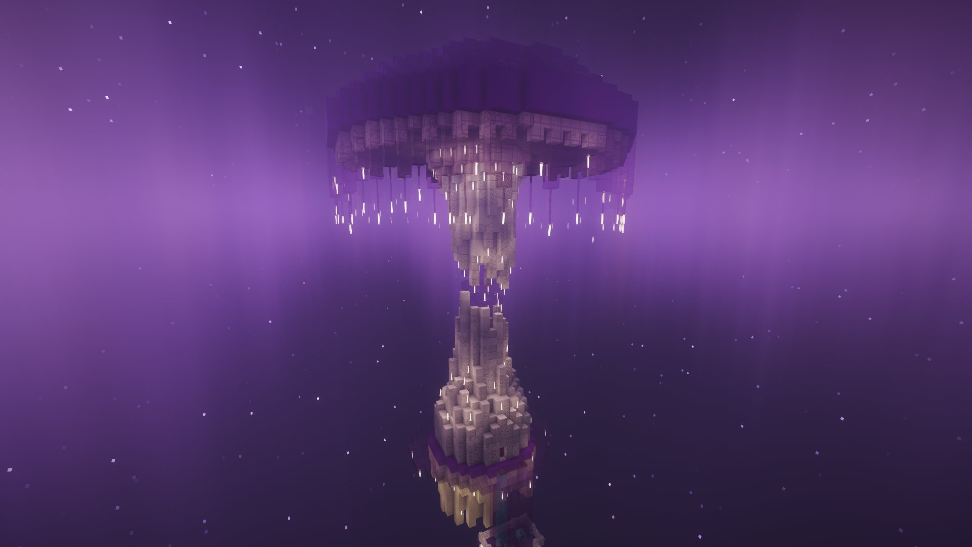 Aesthetic enderman xp farm – key image