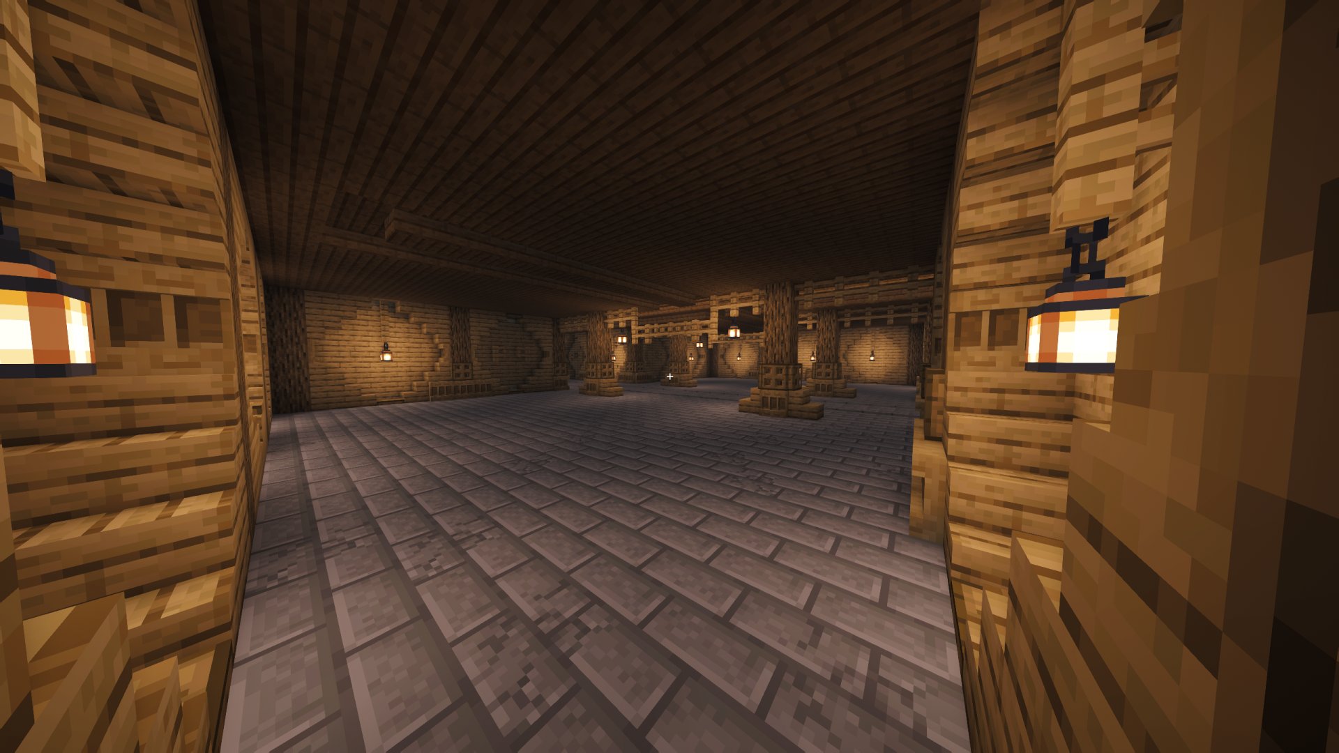 Tileable Oak/Spruce Hall – additional image