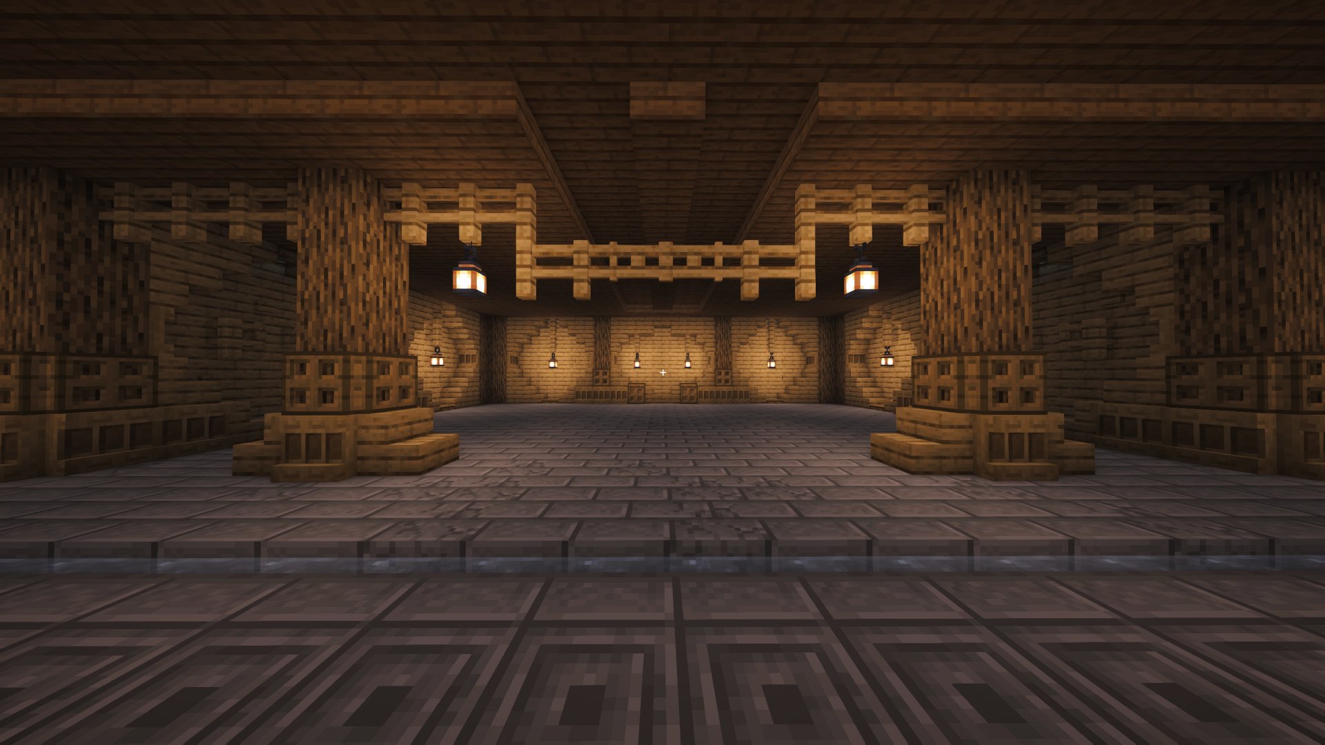 Tileable Oak/Spruce Hall – additional image