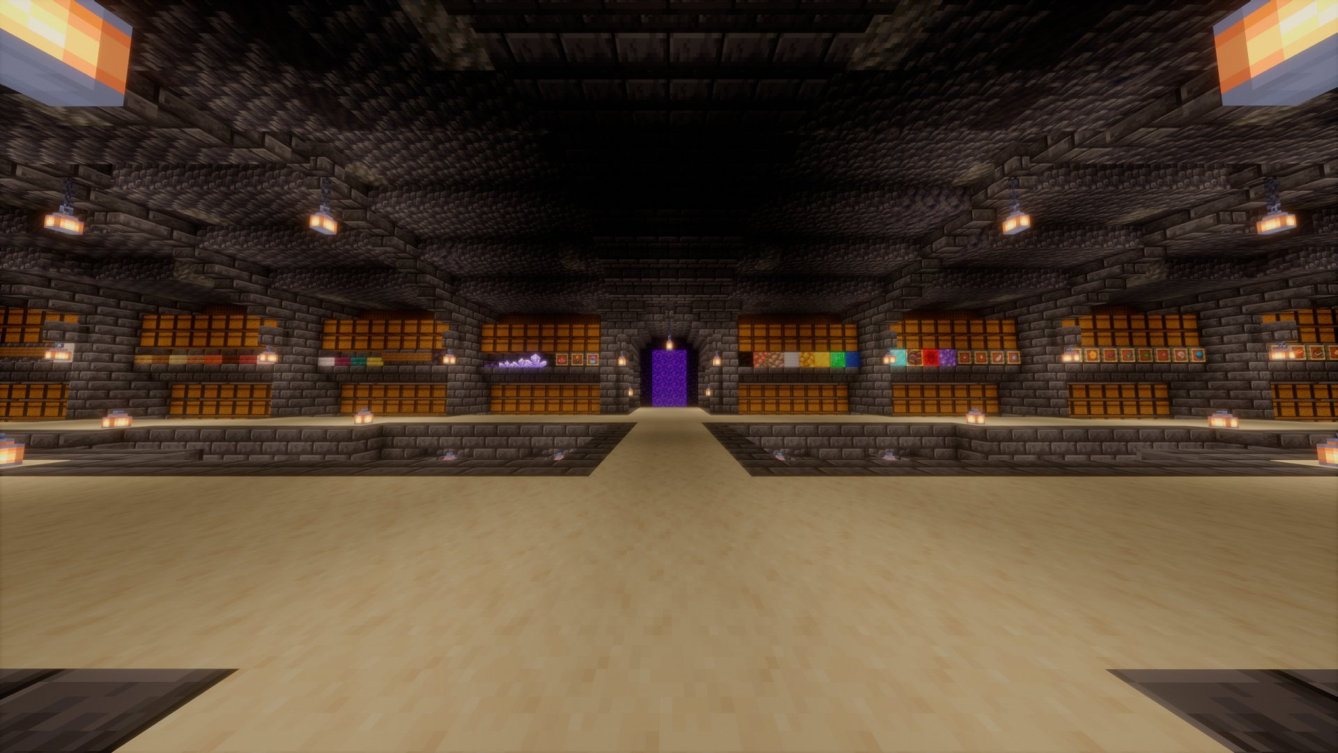 Large Underground Base - Fully Interiorized & Completed /Trimmed + Fixed Terrain/ (NETHERHUB INCLUDED) – additional image