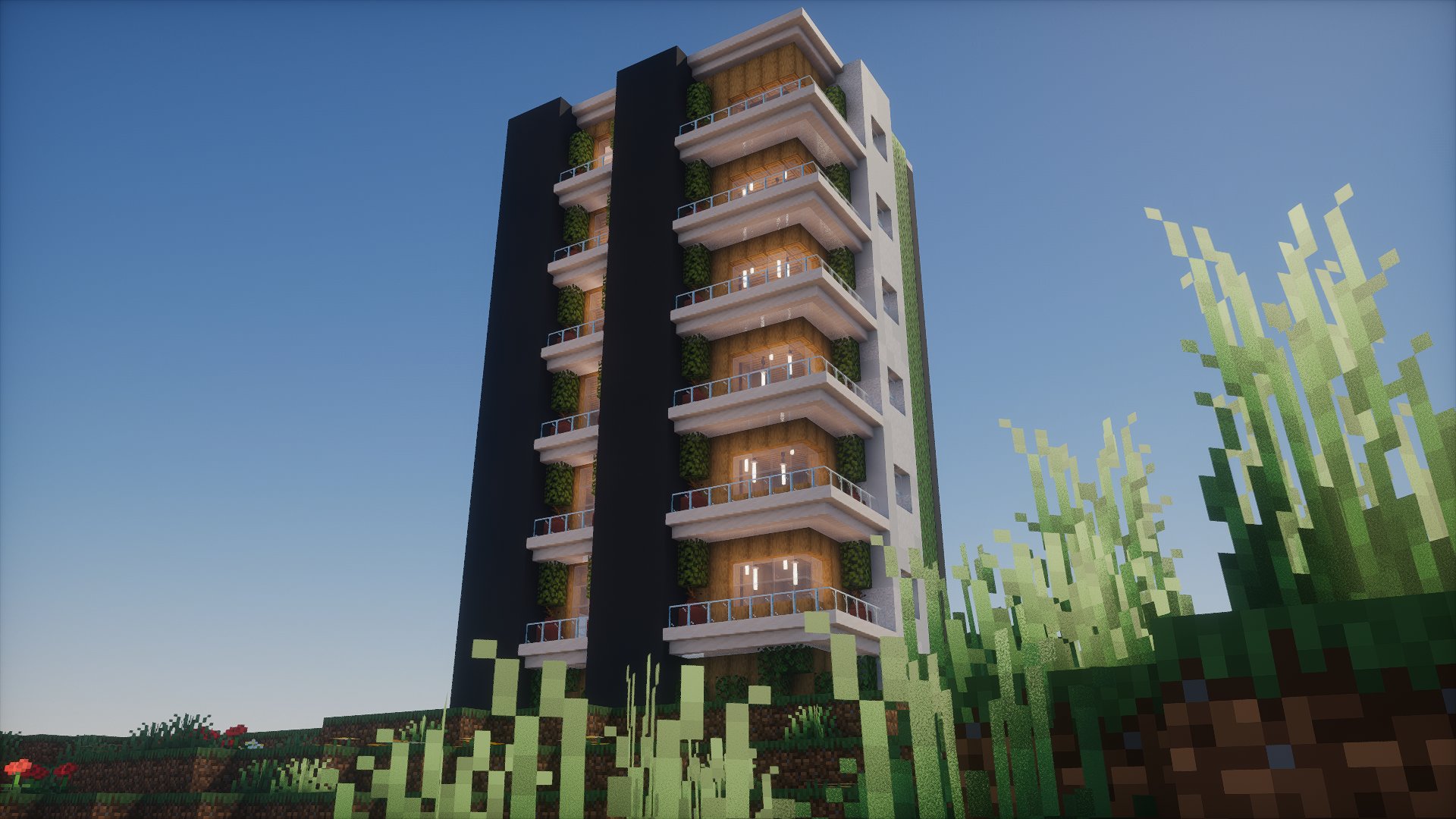 Modern Eco Apartment | Minecraft Schematic, Litematic & HoloPrint – additional image