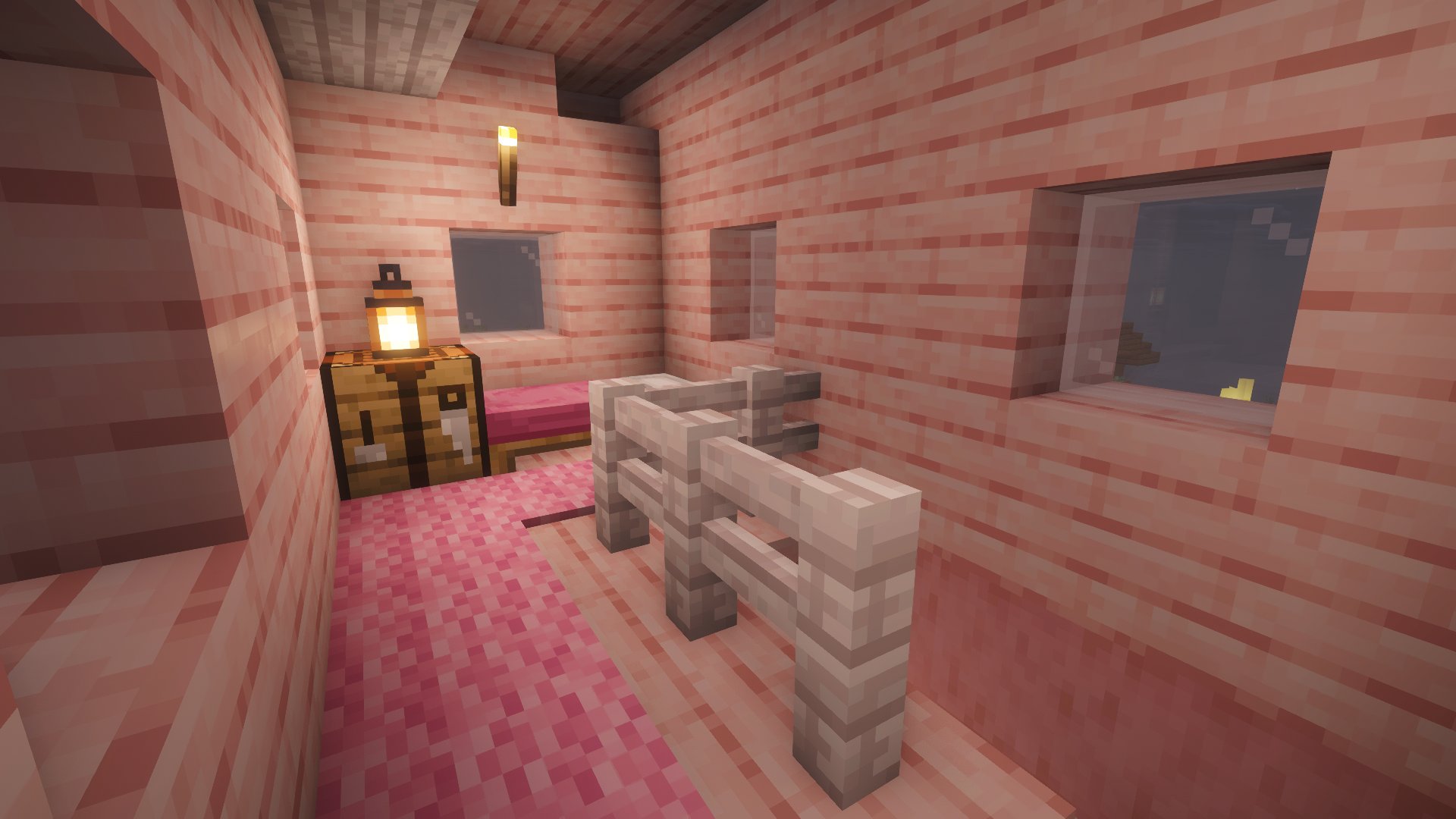 cherry and white small house – additional image