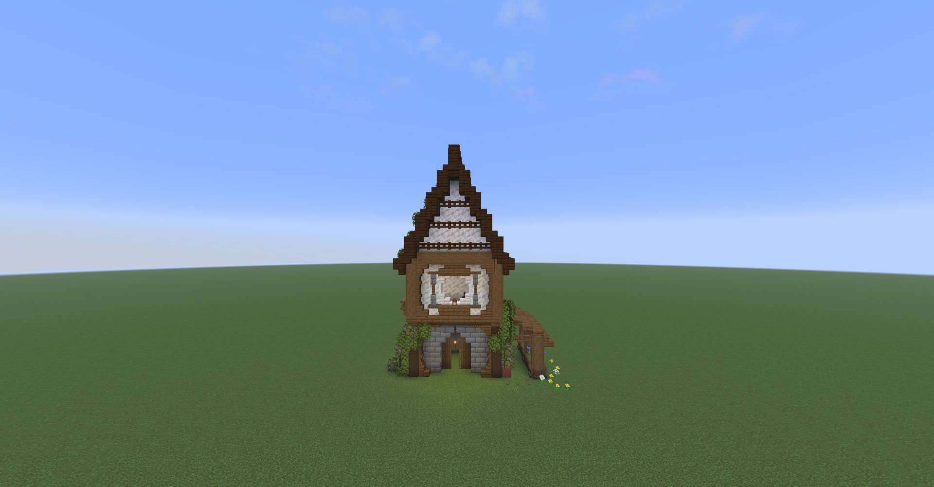 Medieval flower house – key image
