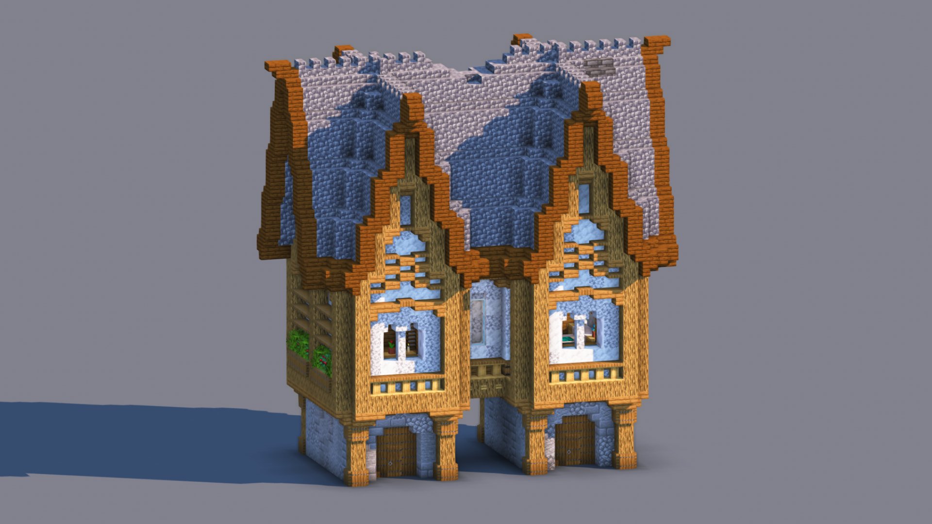Medieval House – Fully Decorated Interior | Free Download – key image