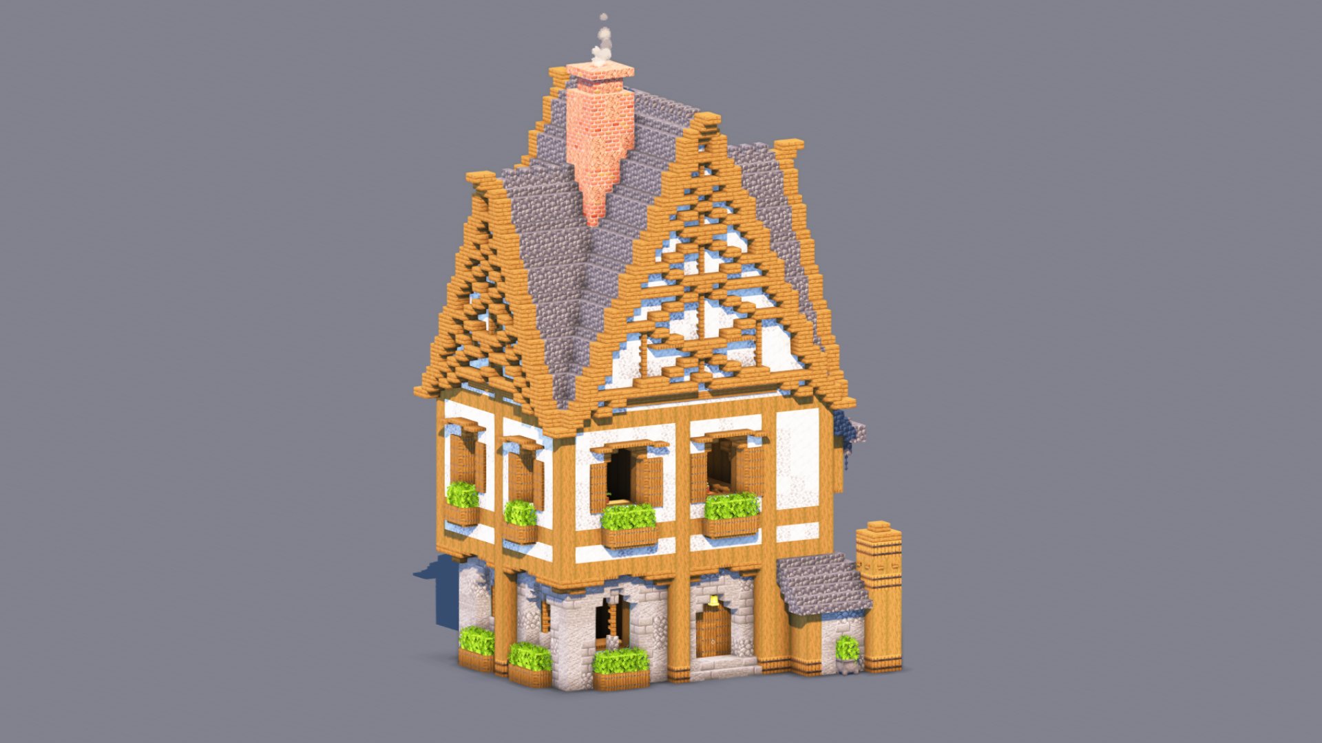 Medieval House – Fully Decorated Interior | Free Download – key image