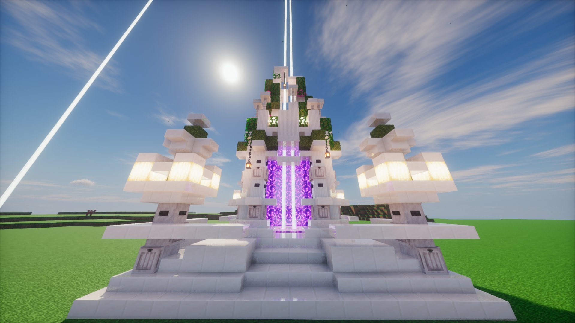 Quartz nether portal – key image