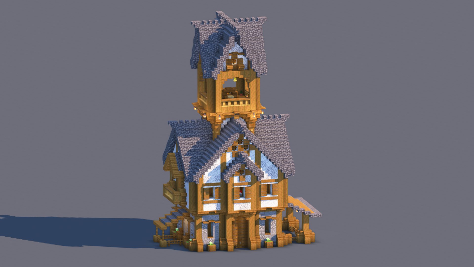 Medieval House – Fully Decorated Interior | Free Download – key image