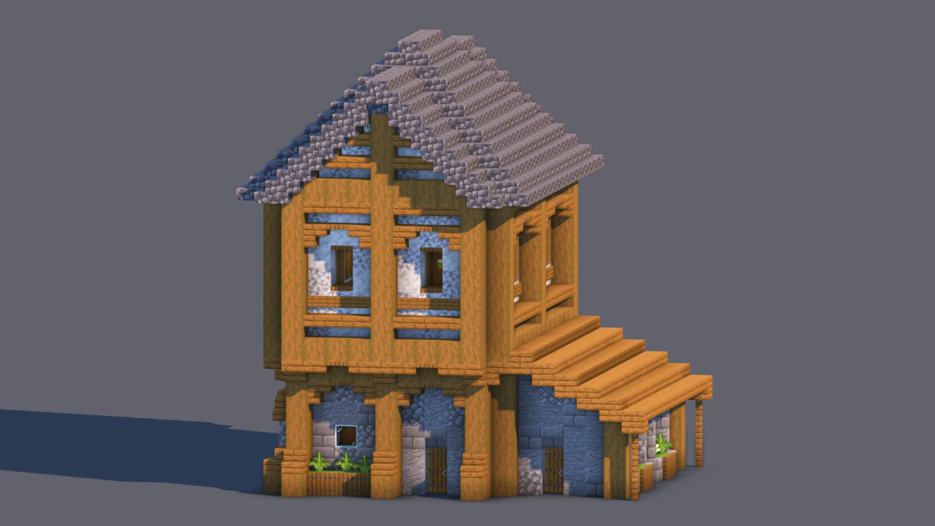 Medieval House – Fully Decorated Interior | Free Download – key image