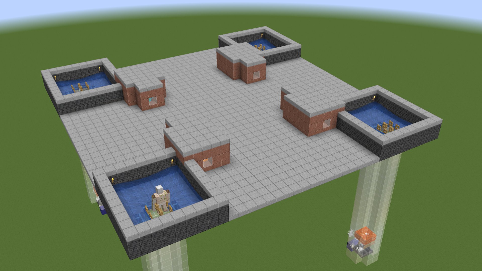 4 Module Iron Farm - 1200+ Ingots Per Hour – key image