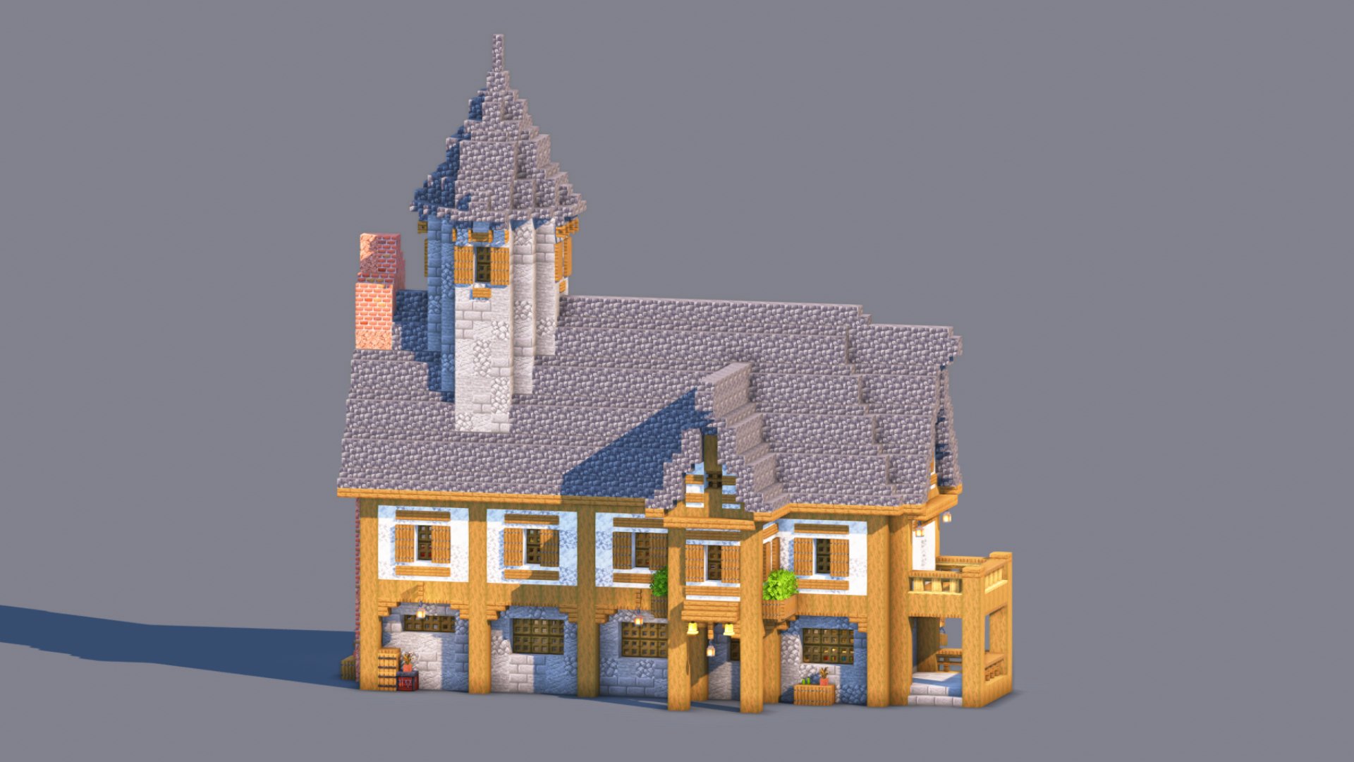 Medieval House – Fully Decorated Interior | Free Download – key image