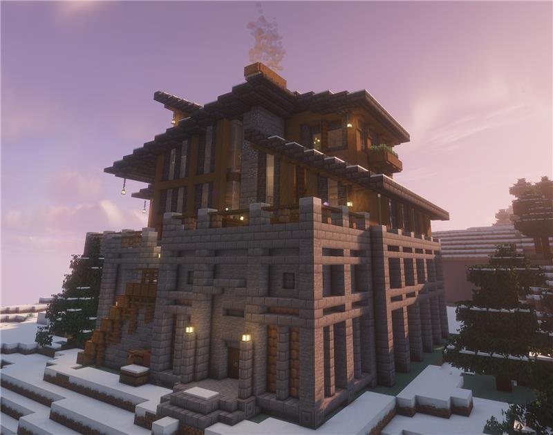 Cozy Mountain Chalet (with interior) – key image