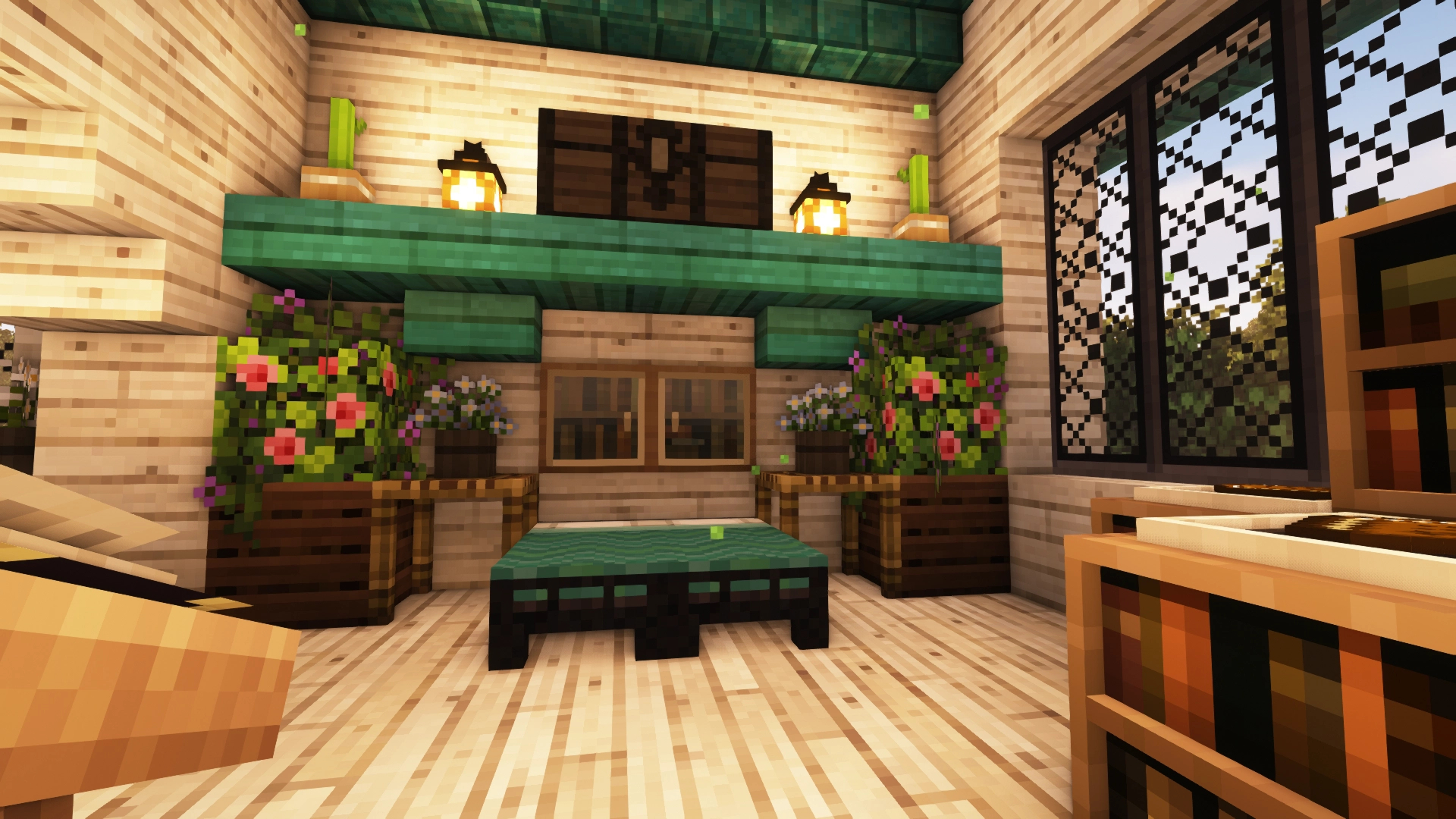 Ivy's Prismarine/Copper/Birch House – additional image