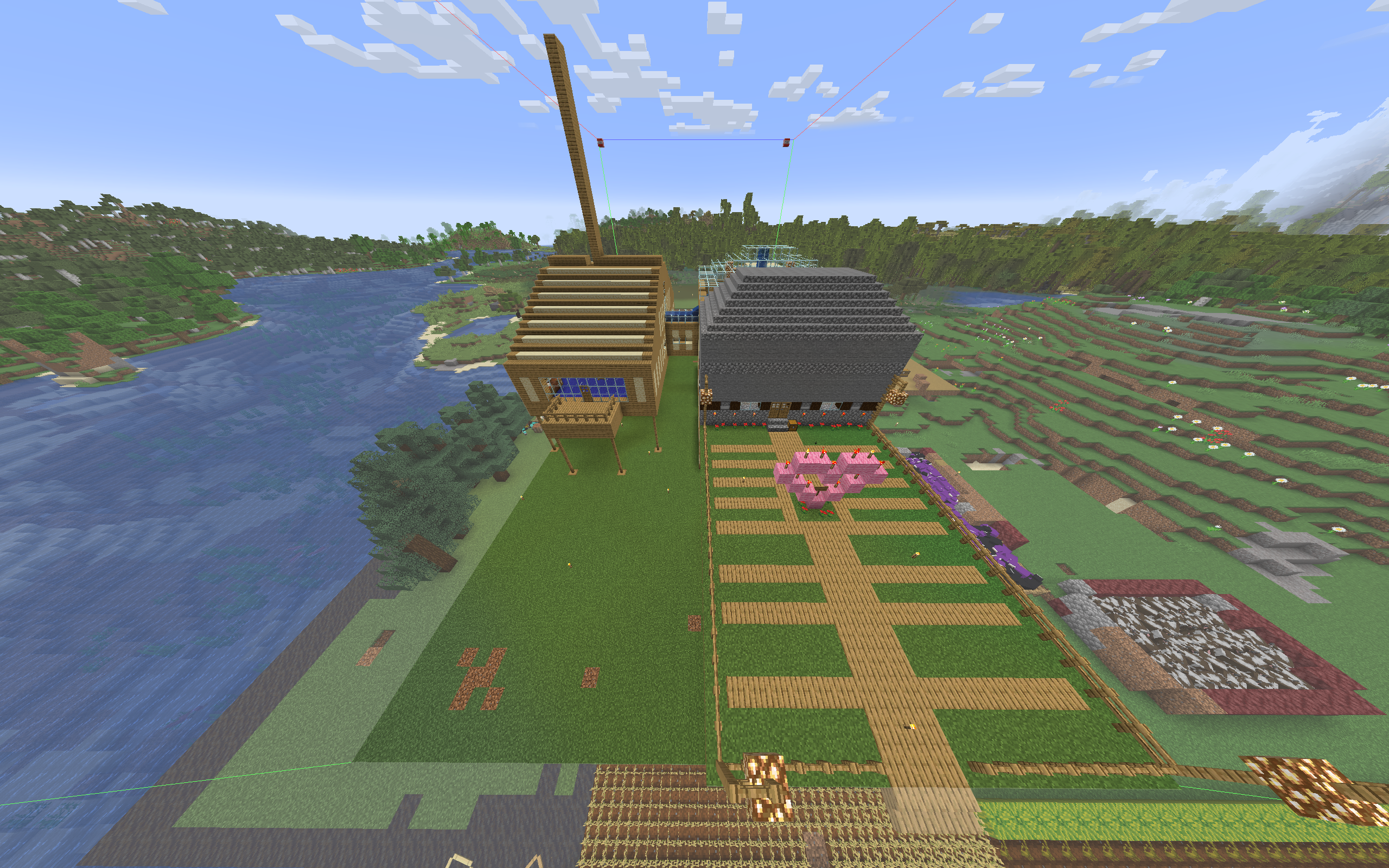 Partially built stampy's house – key image