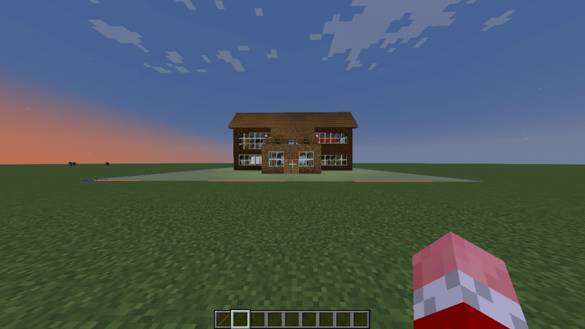 Minecraft 2story house – key image