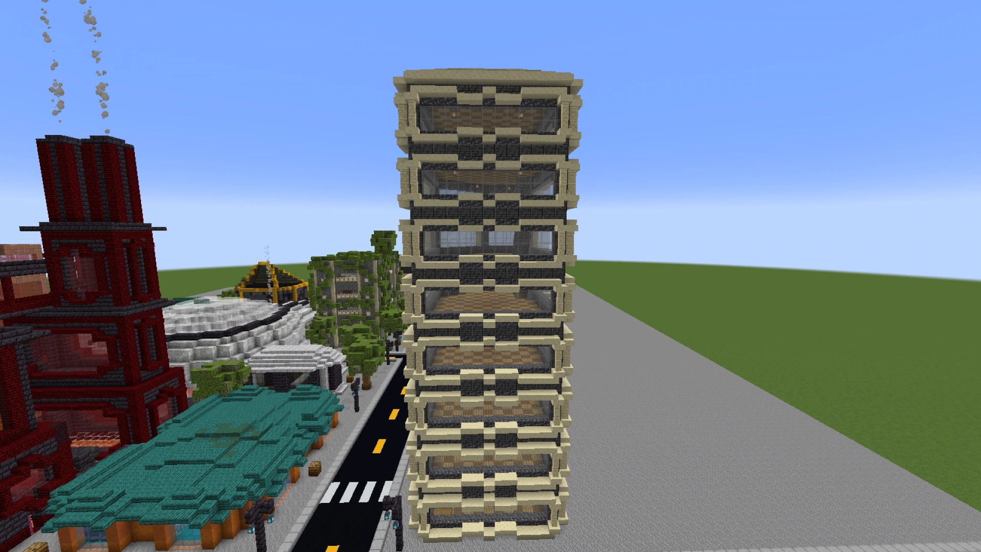 Deepslate and Sandstone Office Building (NO INTERIOR) – additional image