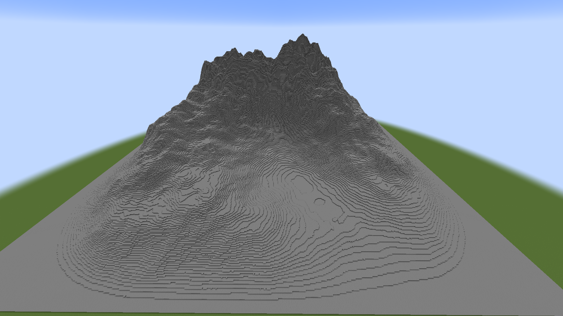 Minecract Mountain (big) schematic (litematic)
