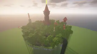 image of Floating Island Mega Base by TIDZIMI Minecraft litematic