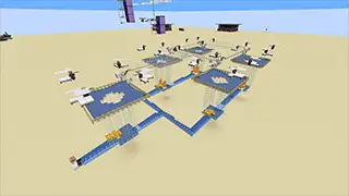 image of Iron Farm 9k Per Hour by Gnembon Minecraft litematic