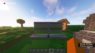 Minecraft 2 in one farm sugarcane and bamboo  Schematic (litematic)