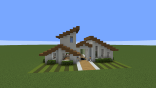 Minecraft Modern Home Schematic (litematic)