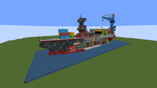 image of Fighter Cargo Ship building by DenisTheLast Minecraft litematic