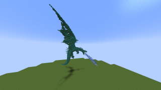 image of Blue Dragon by serpatinos Minecraft litematic