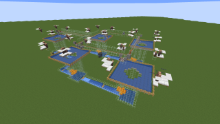 Minecraft Iron farm Schematic (litematic)