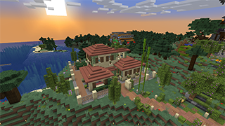 Minecraft Sandstone House Schematic (litematic)