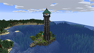 Minecraft Island Tower Schematic (litematic)