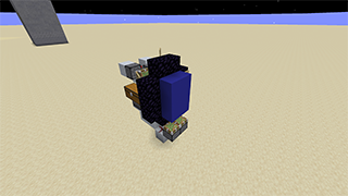 image of 2x3 Flush Compact Hidden Nether Portal by ManMagic1 Minecraft litematic
