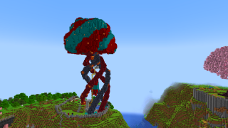 image of Spiral Nether Mushroom by MikeCroakPhone Minecraft litematic