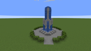 image of Small Stone Fountain by Sekai Minecraft litematic