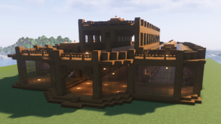 image of Villager Trading Hall x44 V2 by hakotella Minecraft litematic